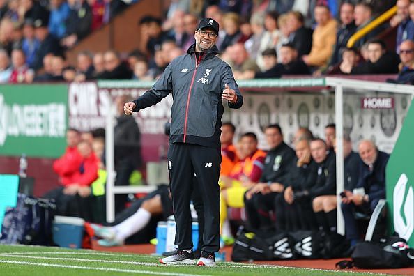 Jurgen Klopp's side are in a comfortable position after winning their opening four games